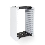 Games Tower Stand Dobe White - PS5 / PS4 / PS3 / Xbox Series / Xbox One