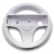 Handle Steering Wheel Set White - Nintendo Wii Controller
