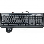 Keyboard Microsoft Wired Set 600 Black US