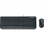 Keyboard Microsoft Wired Set 600 Black US