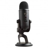 Microphone Blue Yeti Blackout USB