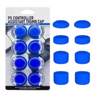 Analog Controller Thumb Stick Silicone Grip Cap Cover 8X Blue Ornate - PS5 Controller