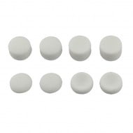 Analog Controller Thumb Stick Silicone Grip Cap Cover 8X White Ornate