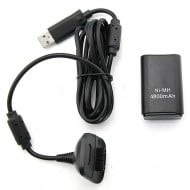 Play & Charge Kit Battery Pack Black - Xbox 360 Controller