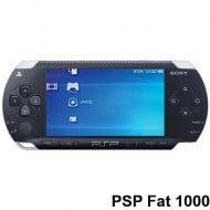 Housing Case Shell Replacement Black - PSP Fat 1000