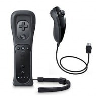 Remote Controller Motion Plus & Nunchuck Black - Nintendo Wii / Wii U Controller