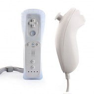 Remote Controller Motion Plus & Nunchuck White - Nintendo Wii / Wii U Controller