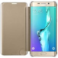 Samsung Clear View Cover Case EF-ZG928CF Gold - Galaxy S6 Edge Plus SM-G928F