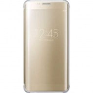 Samsung Clear View Cover Case EF-ZG928CF Gold - Galaxy S6 Edge Plus SM-G928F