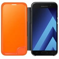 Samsung Neon Flip Cover EF-FA520PB Black - Galaxy A5 2017 SM-A520F