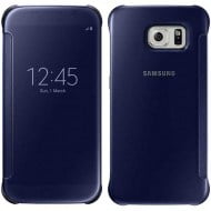 Samsung S-View Flip Cover Clear Galaxy S6 Blue