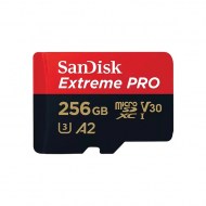 Sandisk Extreme microSDXC 256GB U3 V30 A2 With Adapter