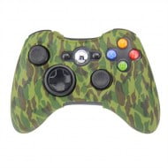 Silicone Case Skin Camouflage Green - Xbox 360 Controller