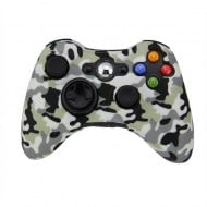 Silicone Case Skin Camouflage Light Gray - Xbox 360 Controller