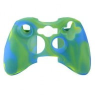 Silicone Case Skin Green / Blue - Xbox 360 Controller