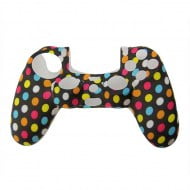 Silicone Case Skin Multicolor Dots - PS4 Controller