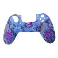 Silicone Case Skin Blue Flower - PS4 Controller