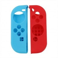 Silicone Case Skin Blue & Red - Nintendo Switch Joy Con Controller