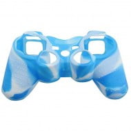 Silicone Case Skin Blue / White - PS3 Controller