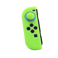 Silicone Case Skin + Grips Left Green - Nintendo Switch Joy Con Controller