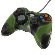 Silicone Case Multi Color Green / Black / White - Xbox 360 Controller