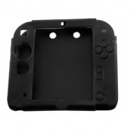 Silicone Grip Case Black - Nintendo 2DS Console