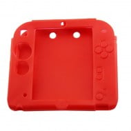 Silicone Grip Case Red - Nintendo 2DS Console