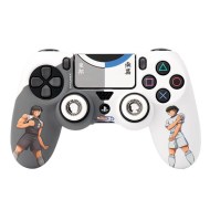 Silicone Skin + Analog Caps Grips Captain Tsubasa Combo Pack Versus - PS4 Controller