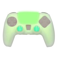 Silicone Skin + Analog Caps Grips Custom Kit Glow In The Dark - PS5 Controller