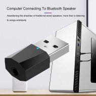USB Bluetooth Adapter Dongle 4.2 Music Audio Receiver Transmitter