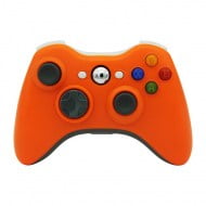 Wireless Gamepad Orange With Adapter - PC / Xbox 360 Controller