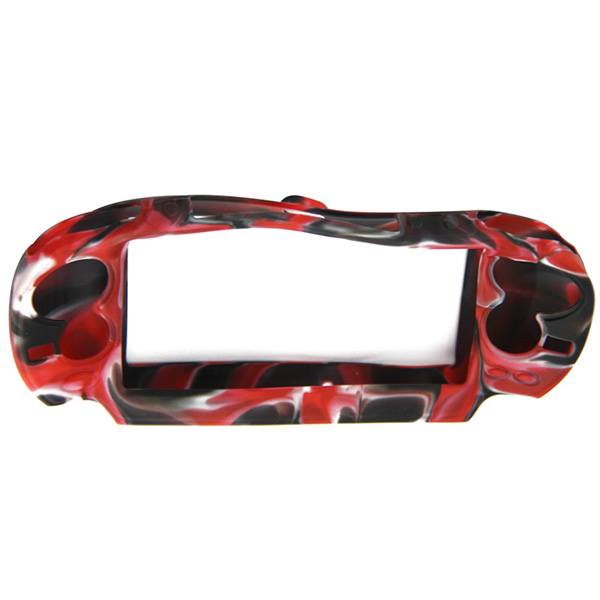 Silicone Case Skin Red / Black / White PS Vita 1000 Console
